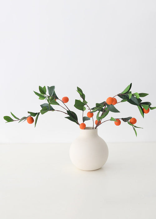 Artificial Orange Branch - 35"